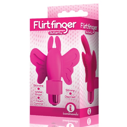 9's Flirt Finger Butterfly Vibrator