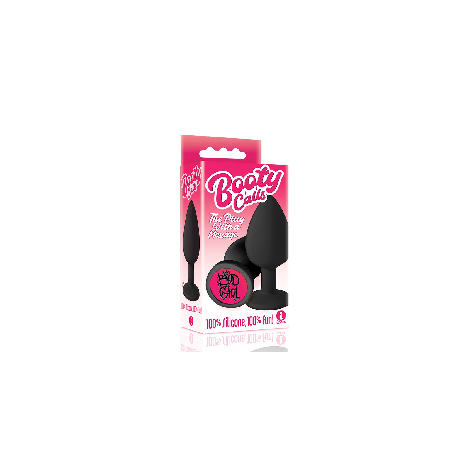 The 9's Booty Calls Silicone Butt Plug Black