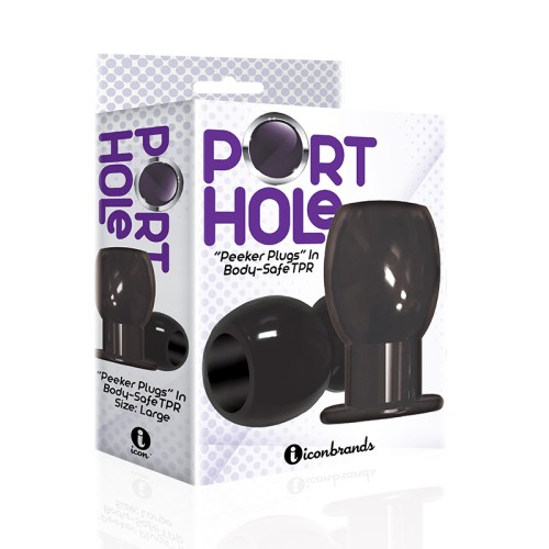 The 9's Port Hole Hollow Butt Plug