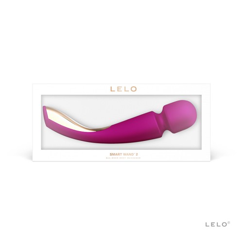 LELO Smart Wand 2 Large Rechargeable Vibrator Deep Rose