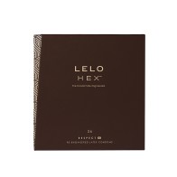 Condones LELO HEX Respect XL de Látex Lubricados 36-Pack