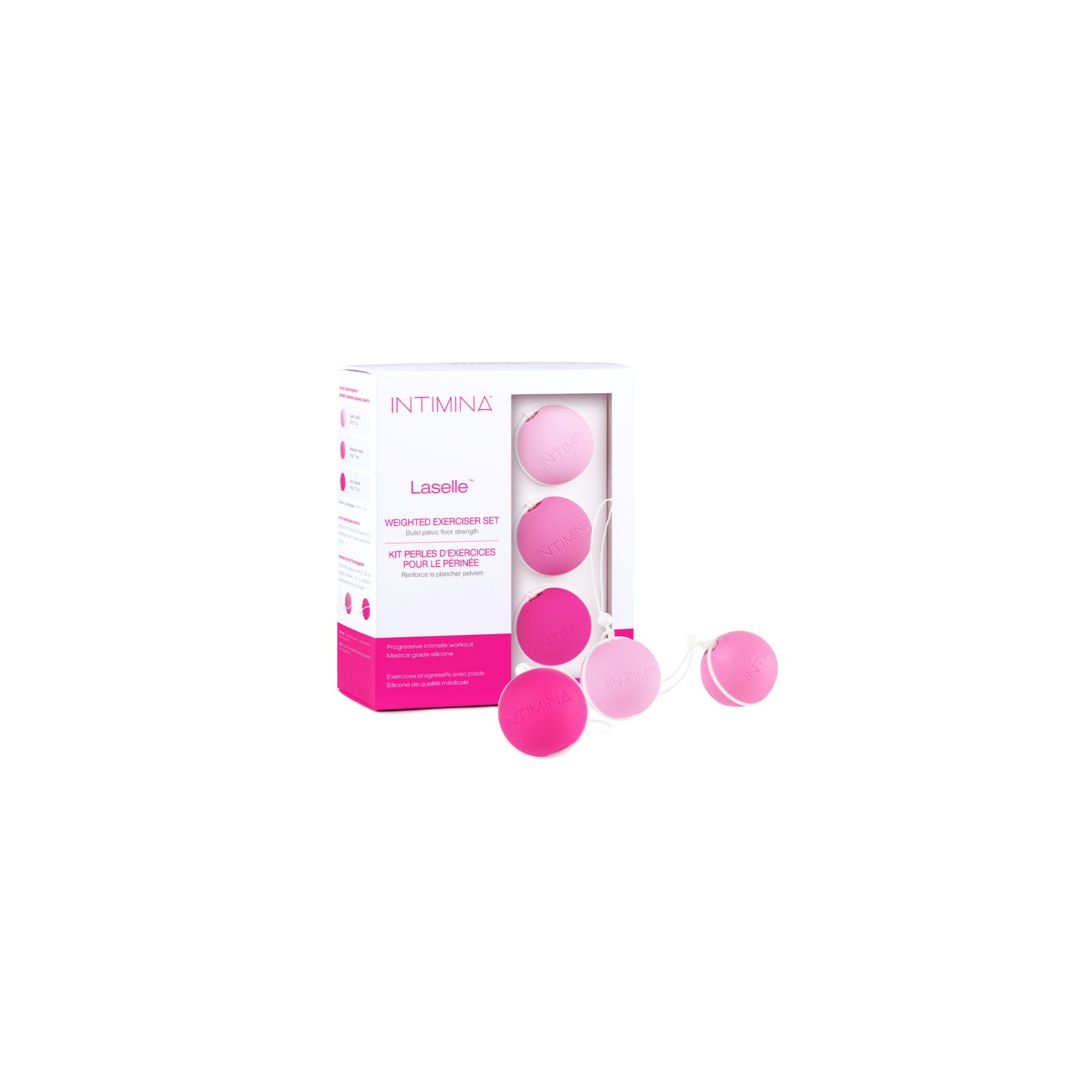 Juego de Bolas Kegel Laselle de INTIMINA con Peso