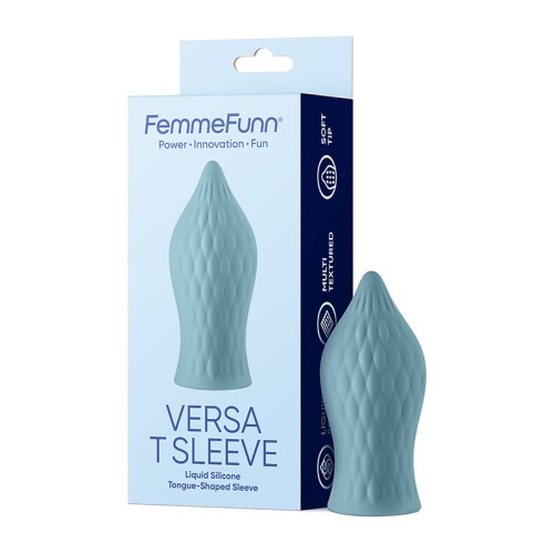 FemmeFunn Versa T Sleeve Funda de Bullet en Forma de Lengua - Placer Supremo