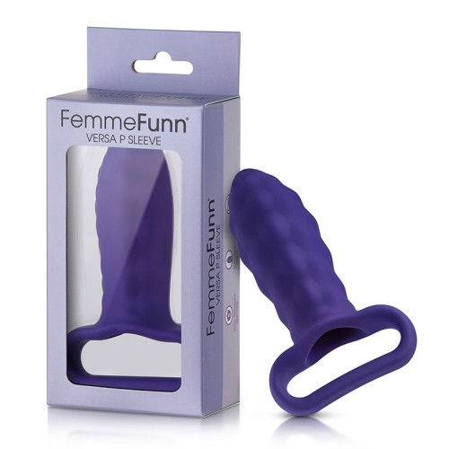 FemmeFunn Versa P Textured Silicone Sleeve for Enhanced Play