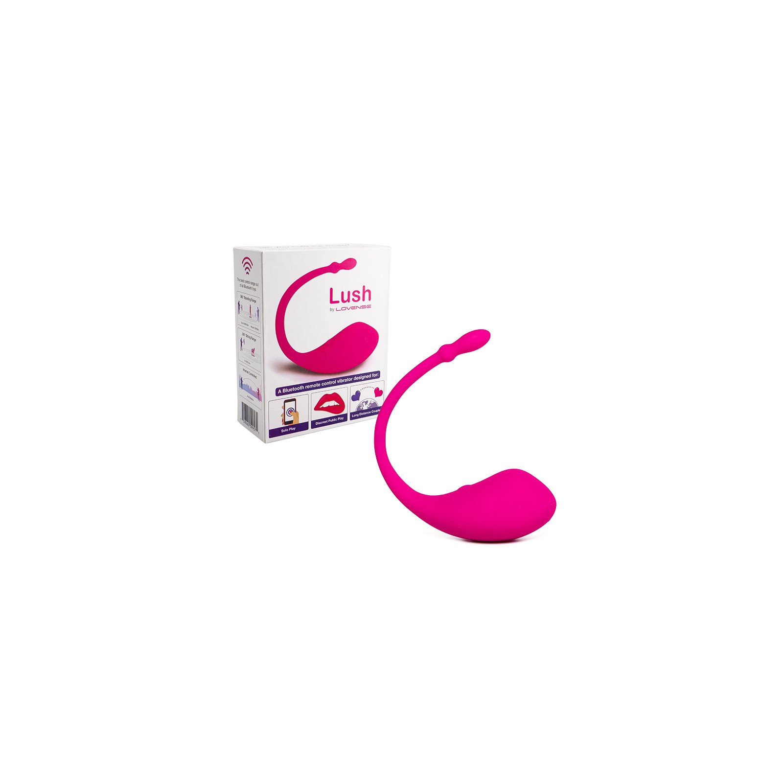 Lovense Lush Bluetooth Egg Vibrator | Discreet Pleasure Everywhere