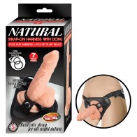 Natural Strap-On Harness with Realistic Dong