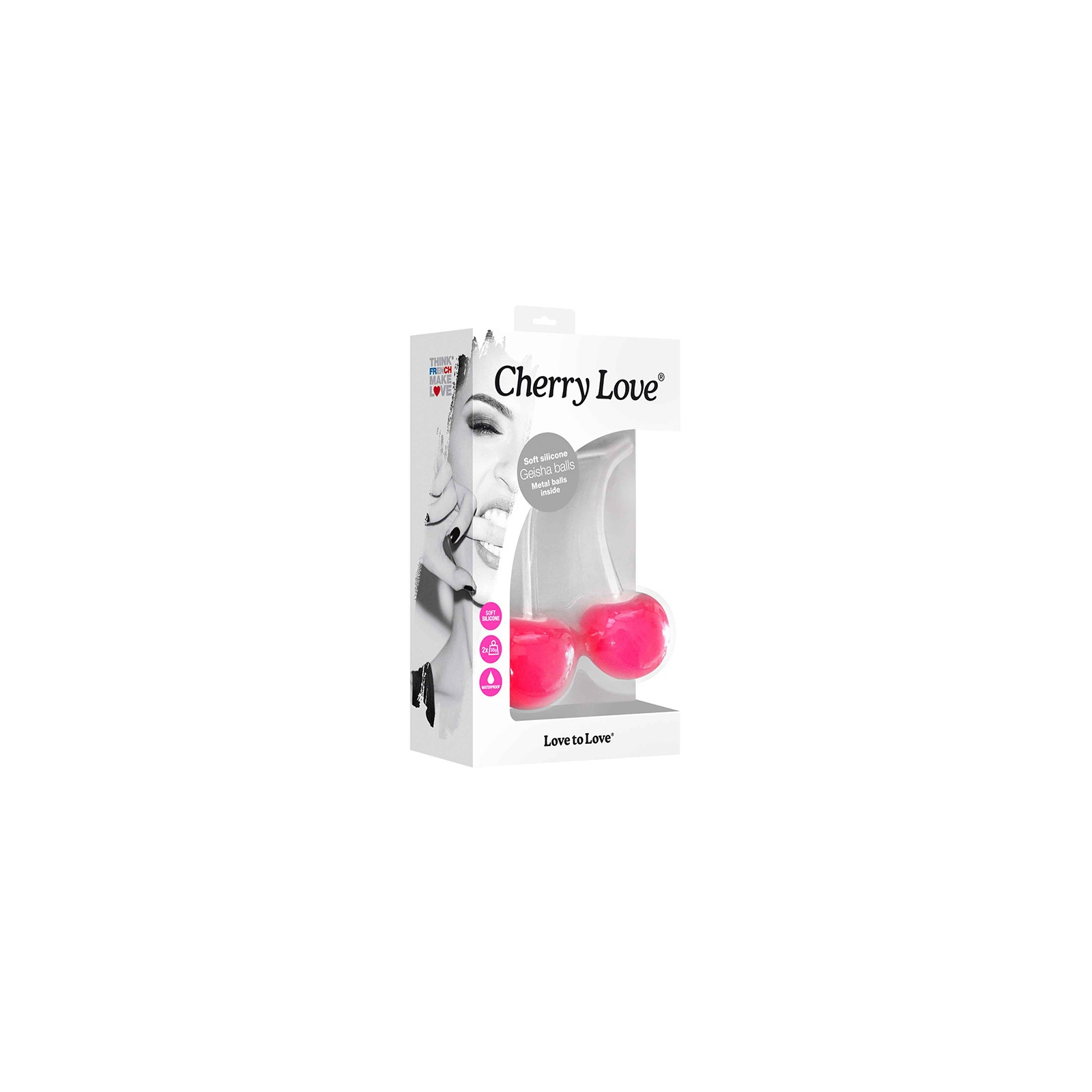 Pelotas Kegel Cherry Love de Silicona para Sensaciones Intensas