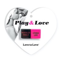 Dados Play y Love de Love to Love Juego Divertido para Parejas