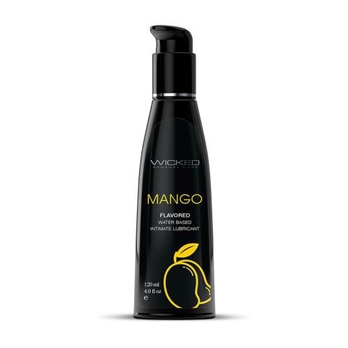 Lubricante a Base de Agua Mango Wicked Aqua 4 oz.