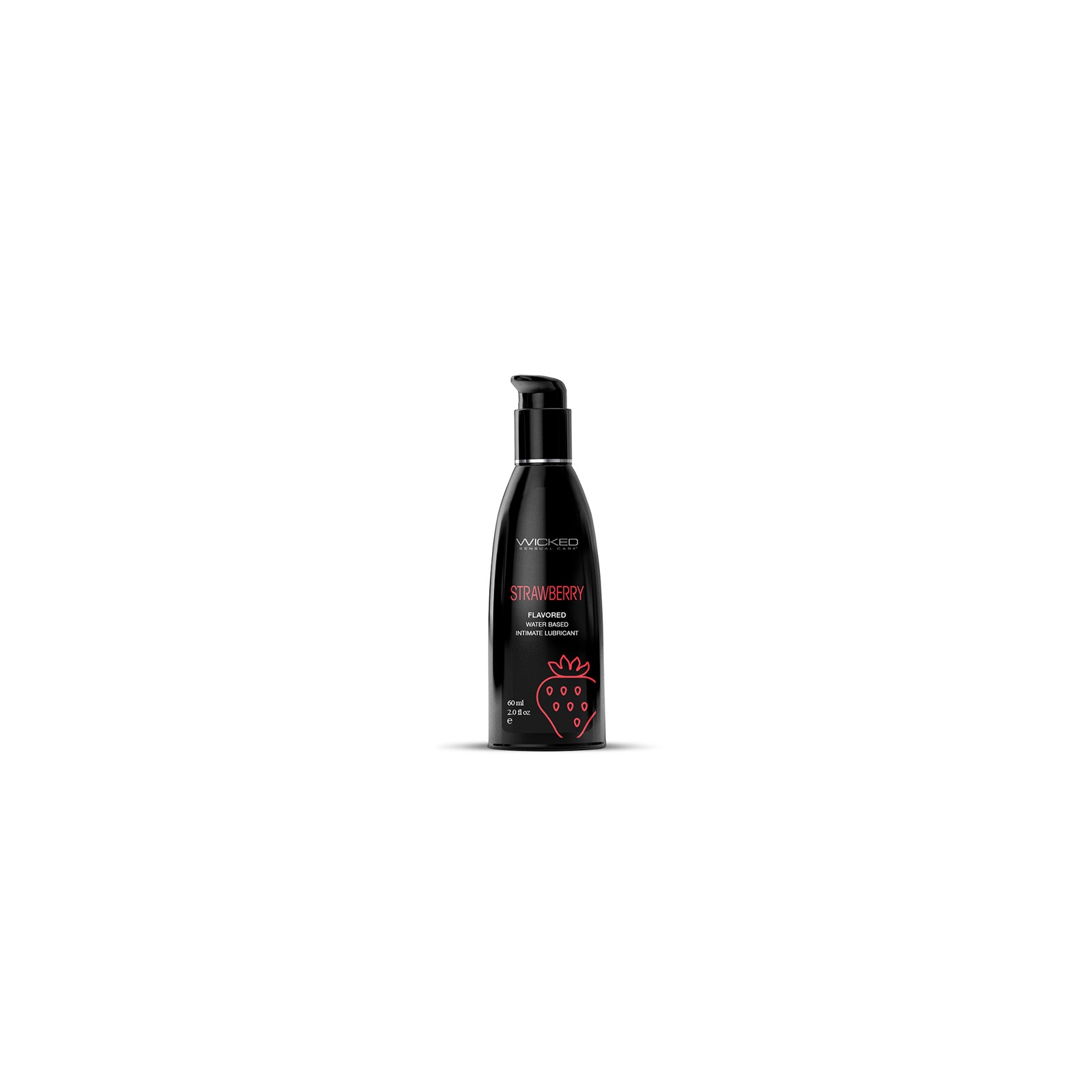 Wicked Aqua Lubricante de Fresa a Base de Agua 2 oz.