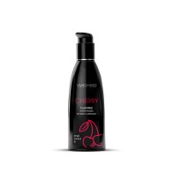 Lubricante a Base de Agua Wicked Aqua Cherry para Placer Sensual