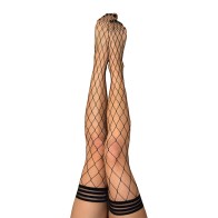 Kixies Michelle Large Net Thigh-Highs