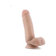 Dildo Auto-lubrificante 7 in Dr. Skin con Bolas Beige