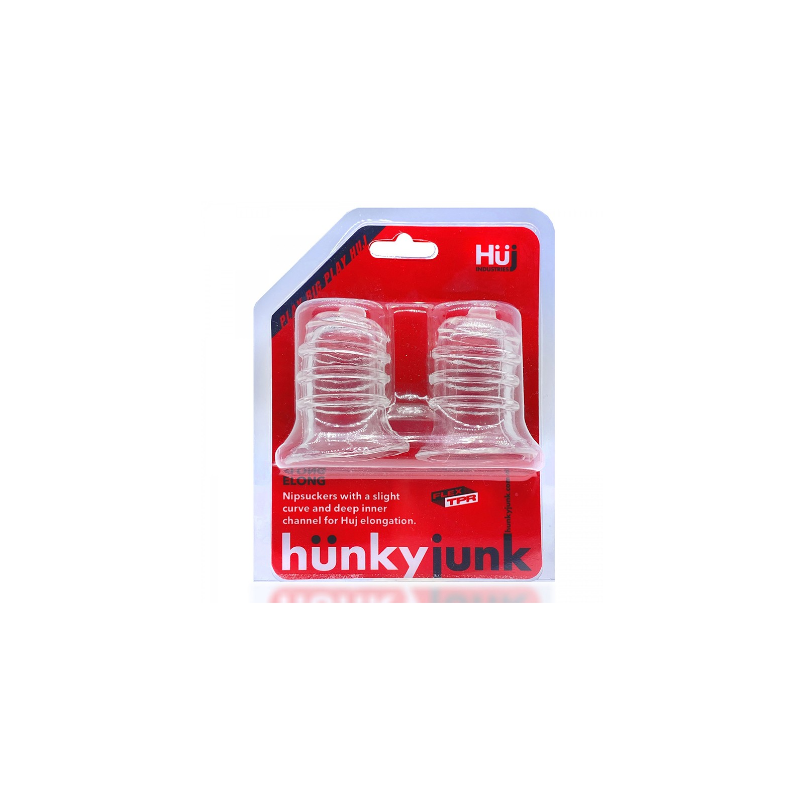 hunkyjunk ELONG Wide-Base Nipsucker Clear