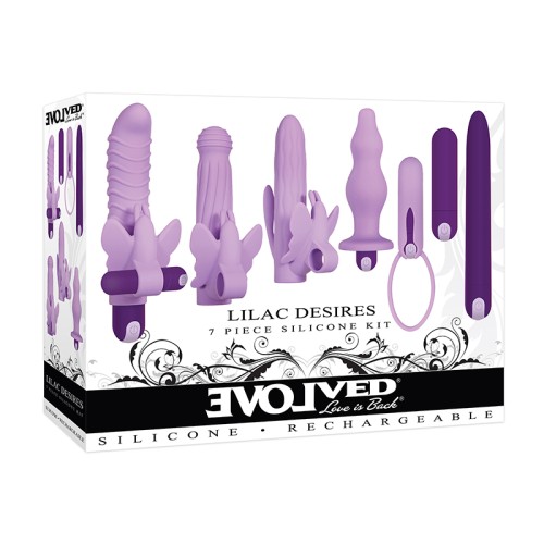 Set de Vibradores Evolved Lilac Desires de 7 Piezas