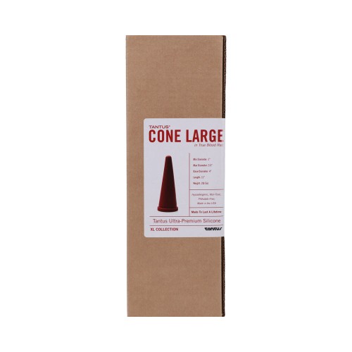 Dildo Grande Cone Tantus Rubí (Caja)