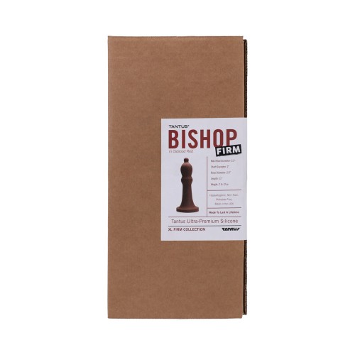 Tantus Bishop Firm Dildo Garnet