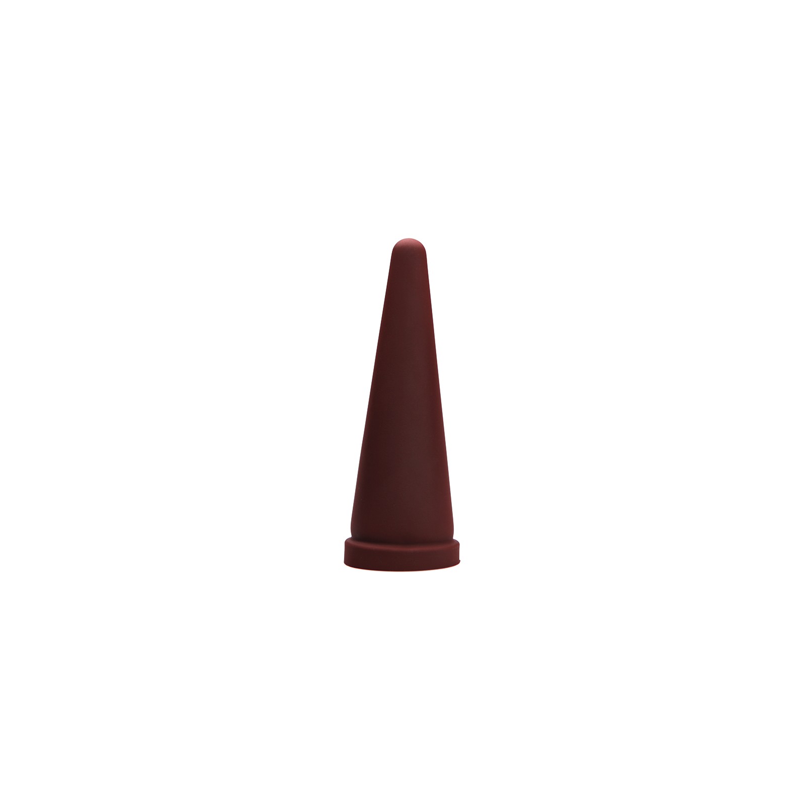 Tantus Cone Large Firm Dildo Garnet