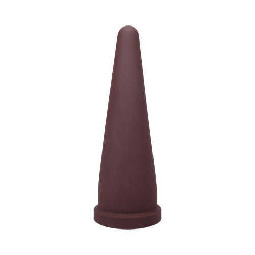 Tantus Cone Large Firm Dildo Garnet