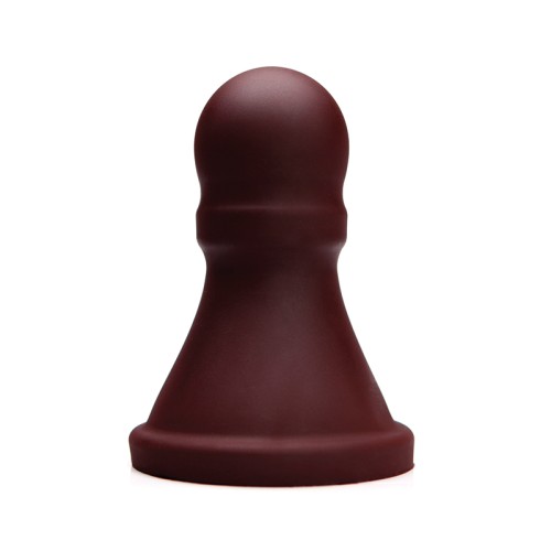 Tantus The Pawn Firm Dildo Garnet