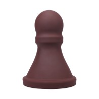 Tantus The Pawn Firm Dildo Garnet