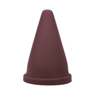 Tantus Cone Squat Firm Dildo Garnet Buy Online