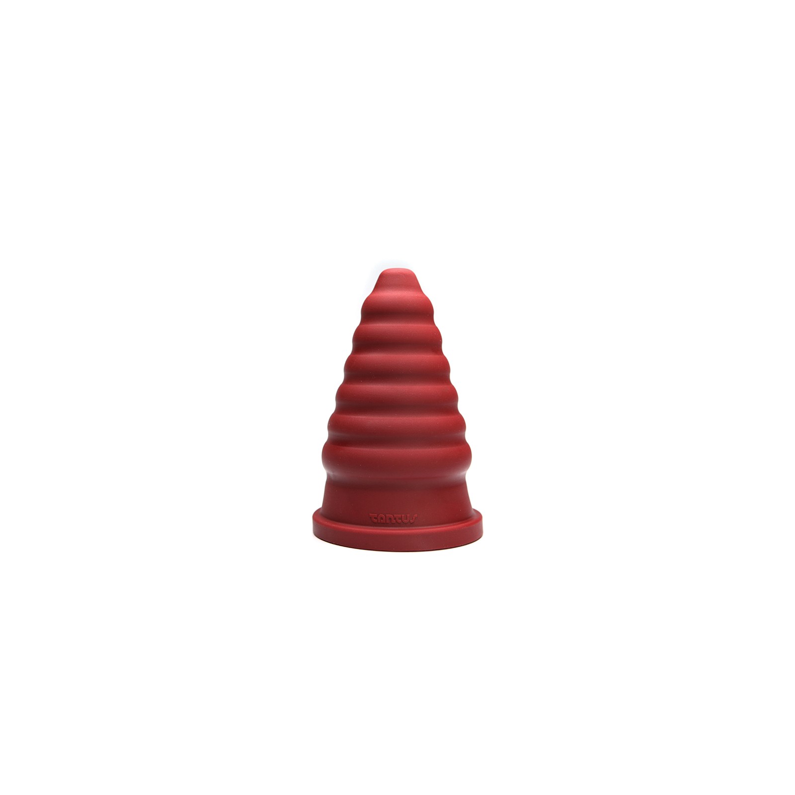 Dildo Cone Ripple Ruby de Tantus (Caja)