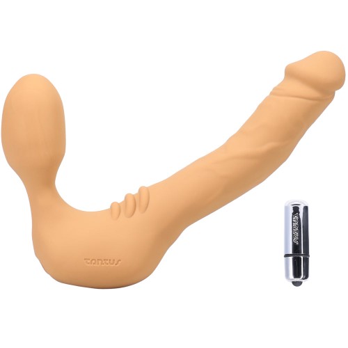 Tantus Real Strapless Slim Vibrating Strap-On Dildo