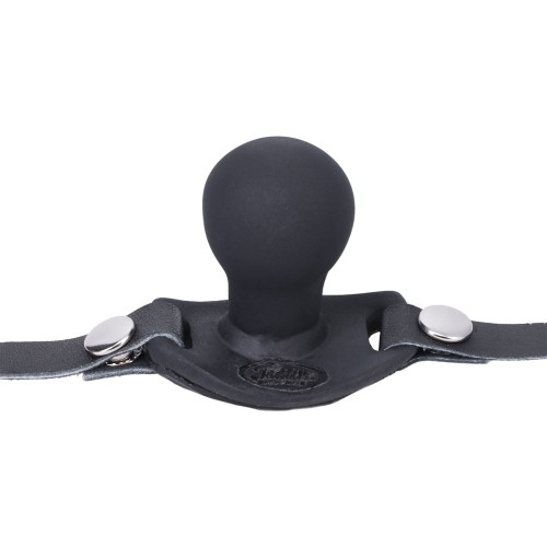 Ballgag para Principiantes Tantus - Onyx - Introducción al Juego Sensorial