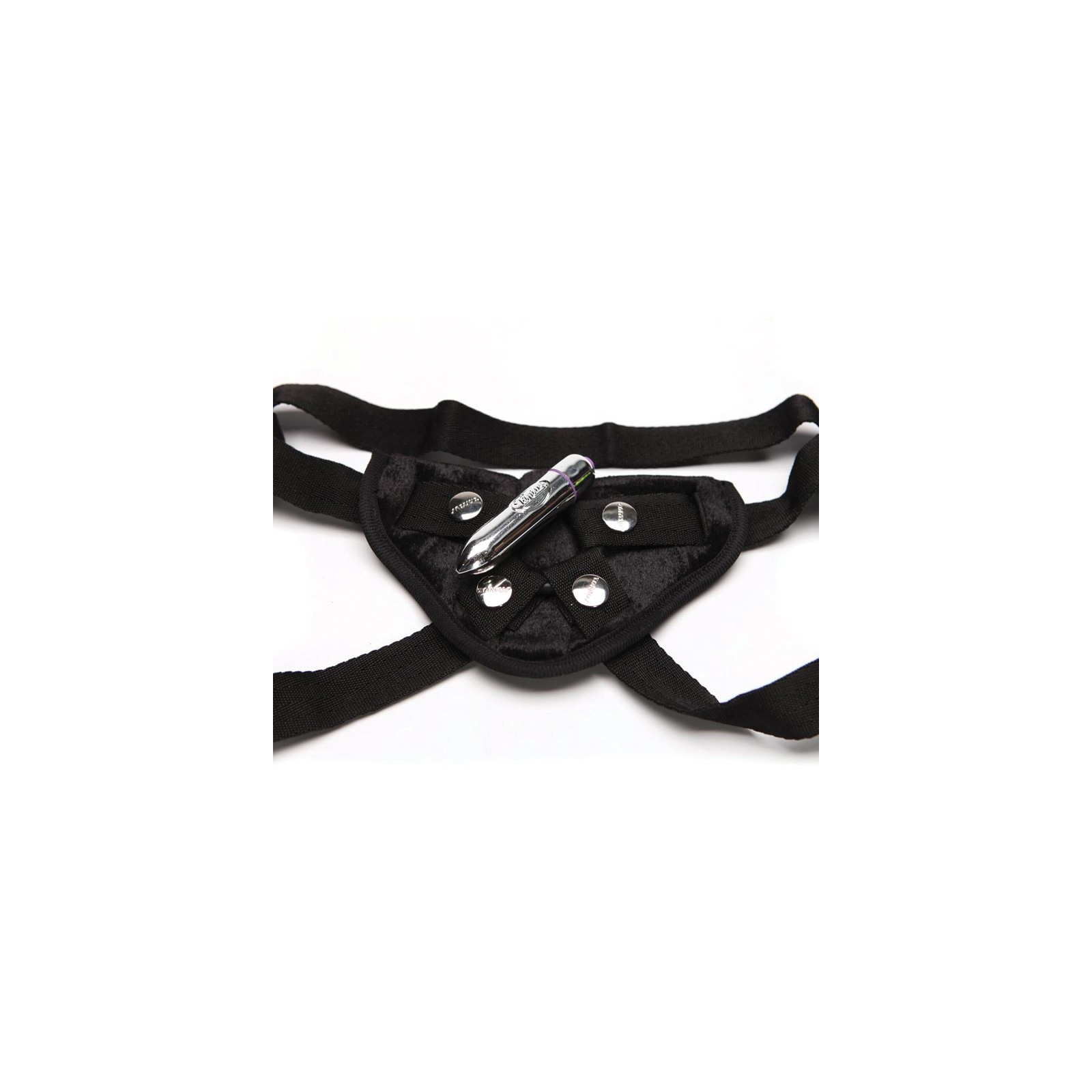 Tantus Velvet Vibrating Strap-On Harness for Pleasure