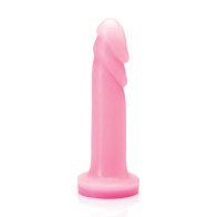 Dildo de Densidad Doble Tantus Flurry O2 para el Punto G Cuarzo Rosa