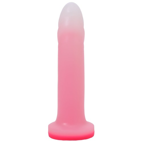 Dildo de Densidad Doble Tantus Flurry O2 para el Punto G Cuarzo Rosa