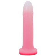 Dildo de Densidad Doble Tantus Flurry O2 para el Punto G Cuarzo Rosa