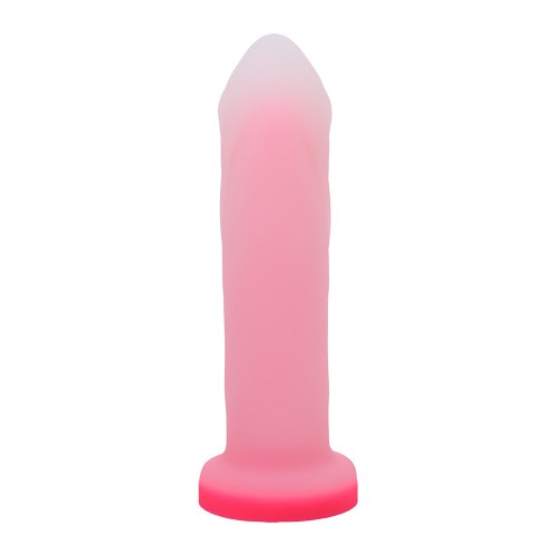 Tantus Cush O2 G-Spot Dildo Rose Quartz