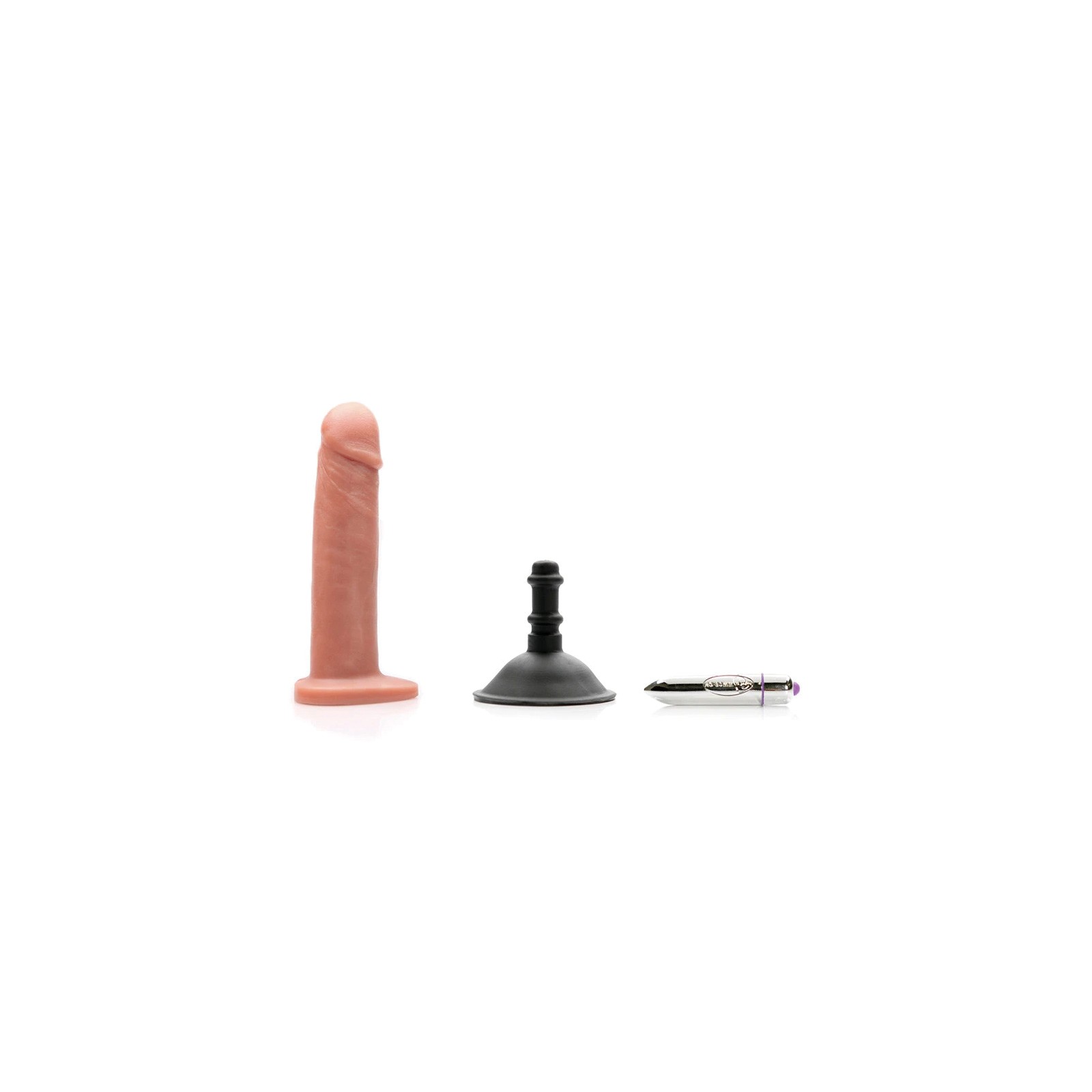 Kit Dildo Vibrador Alan O2 de Tantus