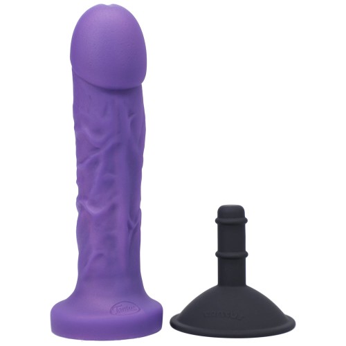 Tantus Goliath Soft Vibrating Dildo Kit Amethyst