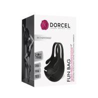 Dorcel Fun Bag Silicone Vibrating Cockring & Testicle Stimulator Black