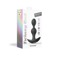 Plug Anal Vibrante Recargable Love to Love Twinny Bud | Negro