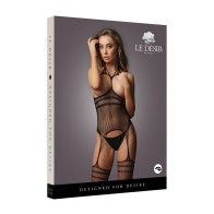 Le Desir Women's Suspender Bodystocking