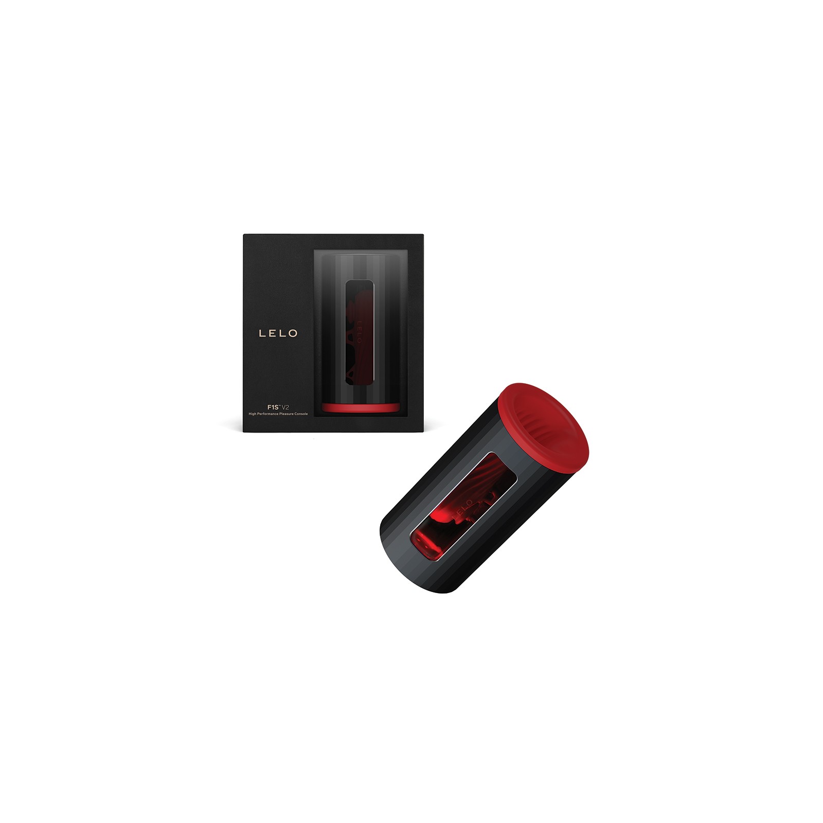 LELO F1S V2 Black/Red Masturbator Premium