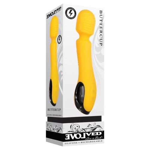 Evolved Buttercup Rechargeable Wand Vibrator Yellow