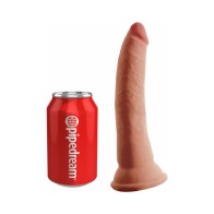 King Cock Plus 7 in. Triple Density Realistic Dildo with Suction Cup