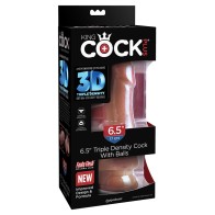 Pipedream King Cock Plus Dildo Realista de 6.5 Pulgadas con Ventosa