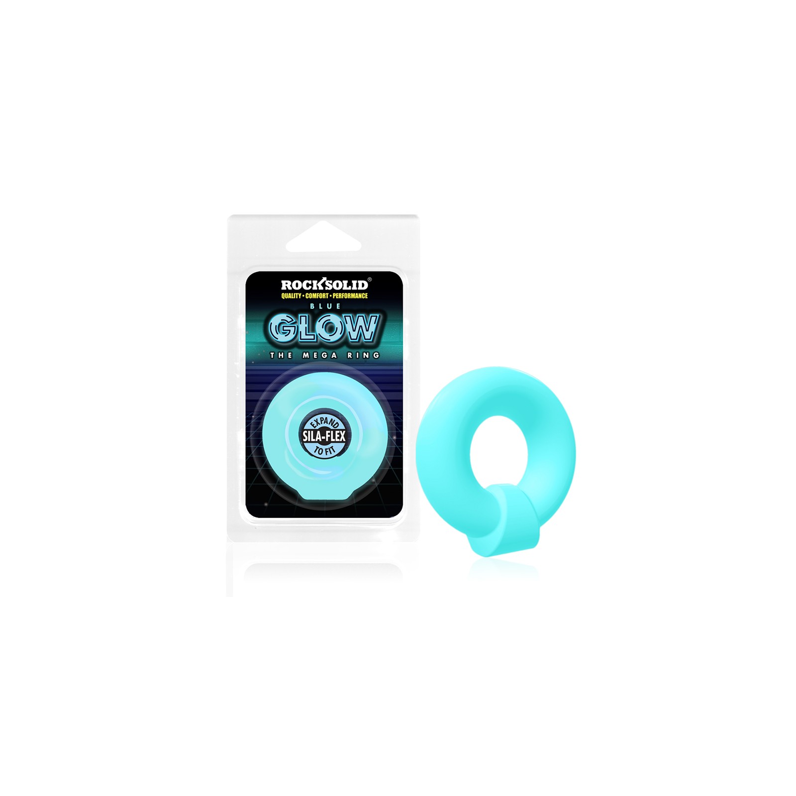 Glow-in-the-Dark Mega Ring for Enhanced Pleasure