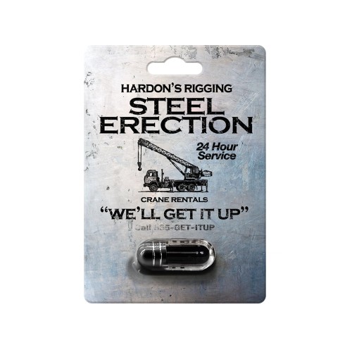 Steel Erection Male Enhancement Pill - 1-Pack