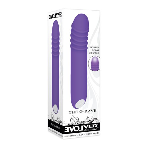 Evolved G-Rave Vibrador Iluminado para el Punto G