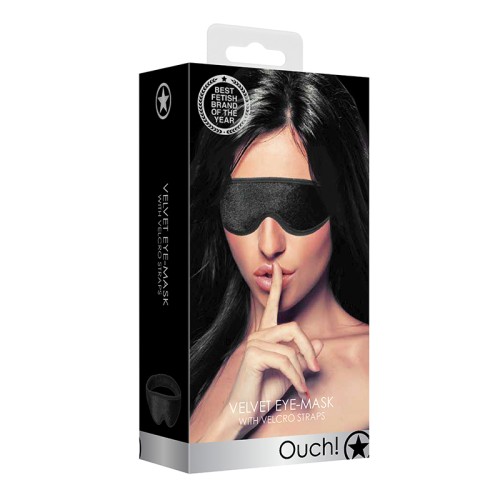 Ouch! Velvet Adjustable Eye Mask