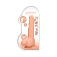 Dildo Realista RealRock de 8 in. con Ventosa