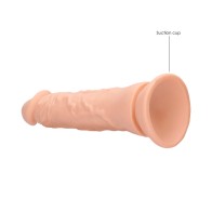 Dildo Realista RealRock 9 pulgadas Beige