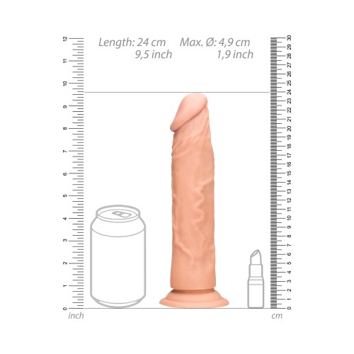 RealRock Realistic 9 in. Dildo Beige